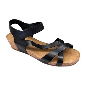 Eric Michael Havana Cork Wedge Sandals 40